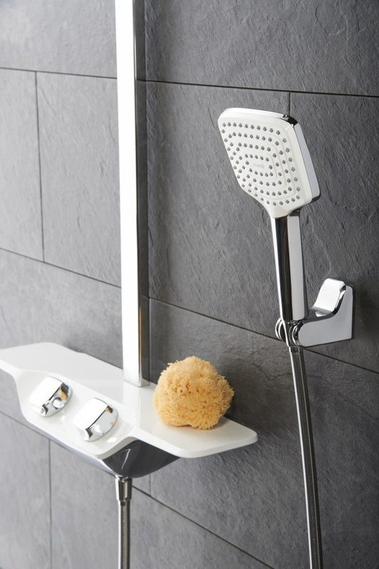 Para dus Kludi Freshline CL cu 1 jet, crom/alb
