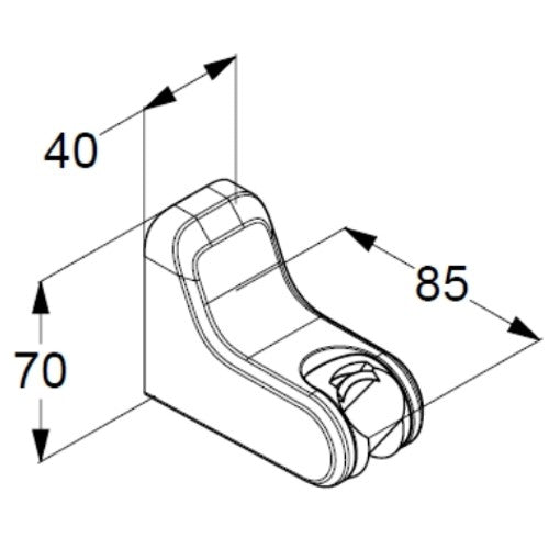 Kludi Freshline Suport para dus
