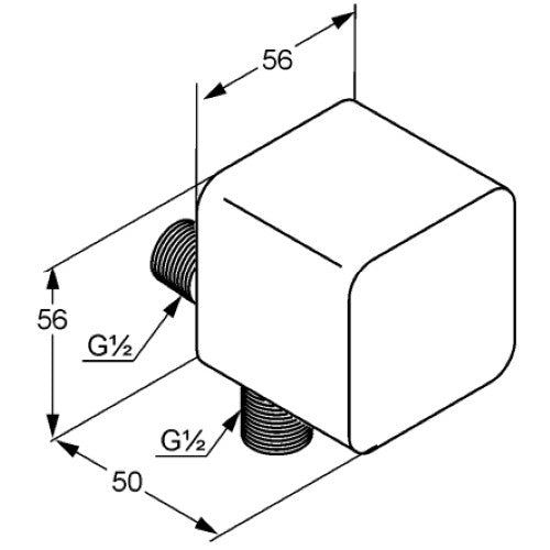 Kludi A-QA Cot de iesire dus