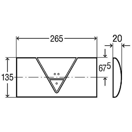 Viega Visign Life 1 Clapeta actionare WC, crom