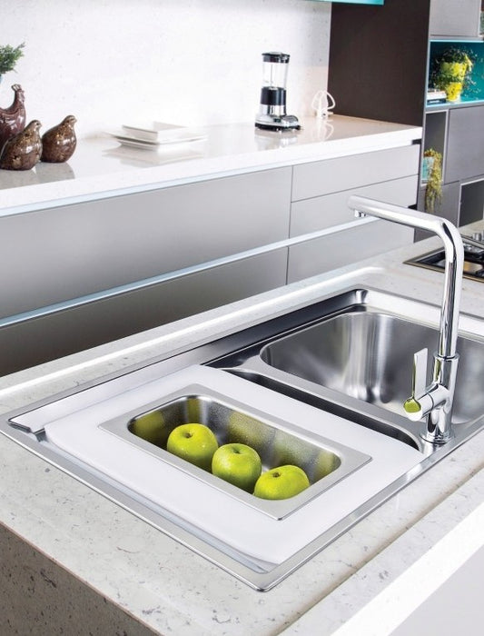 Franke Neptune NET 620 Chiuveta bucatarie inox 86x51 cm, finisaj microdekor