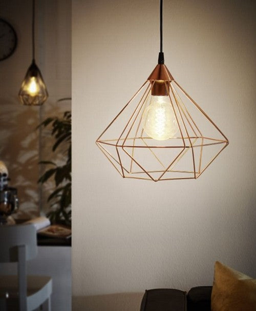 Eglo Tarbes Lustra 1x60W, cupru