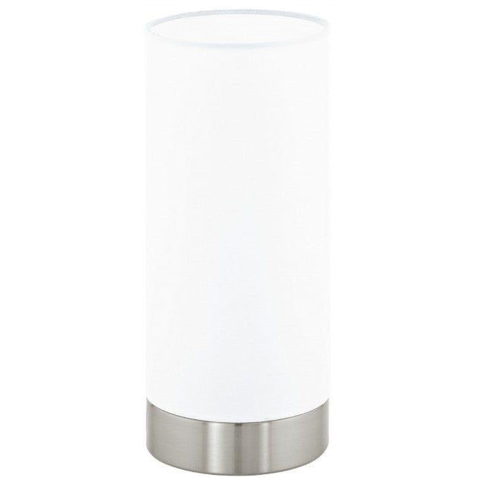 Eglo Damasco 1 Veioza Ø10 cm, 1x60W, alb/crom