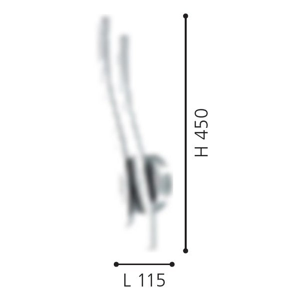 Eglo Valmora Aplica 2x5W, crom
