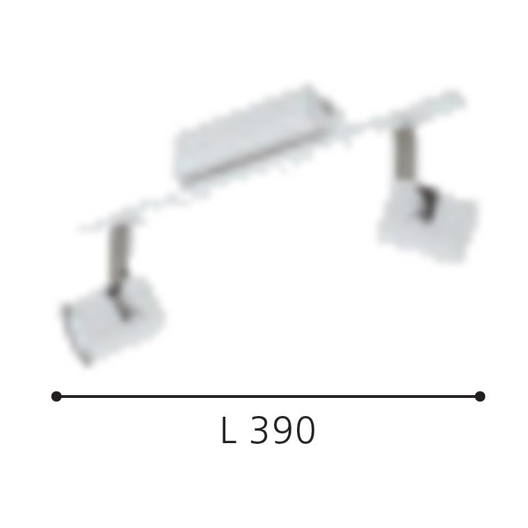 Eglo Vergiano Plafoniera cu 2 spoturi 2x5W, alb