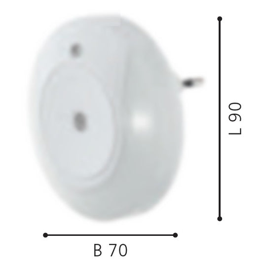 Eglo Tineo Lampa de veghe 2x0.4W, alb
