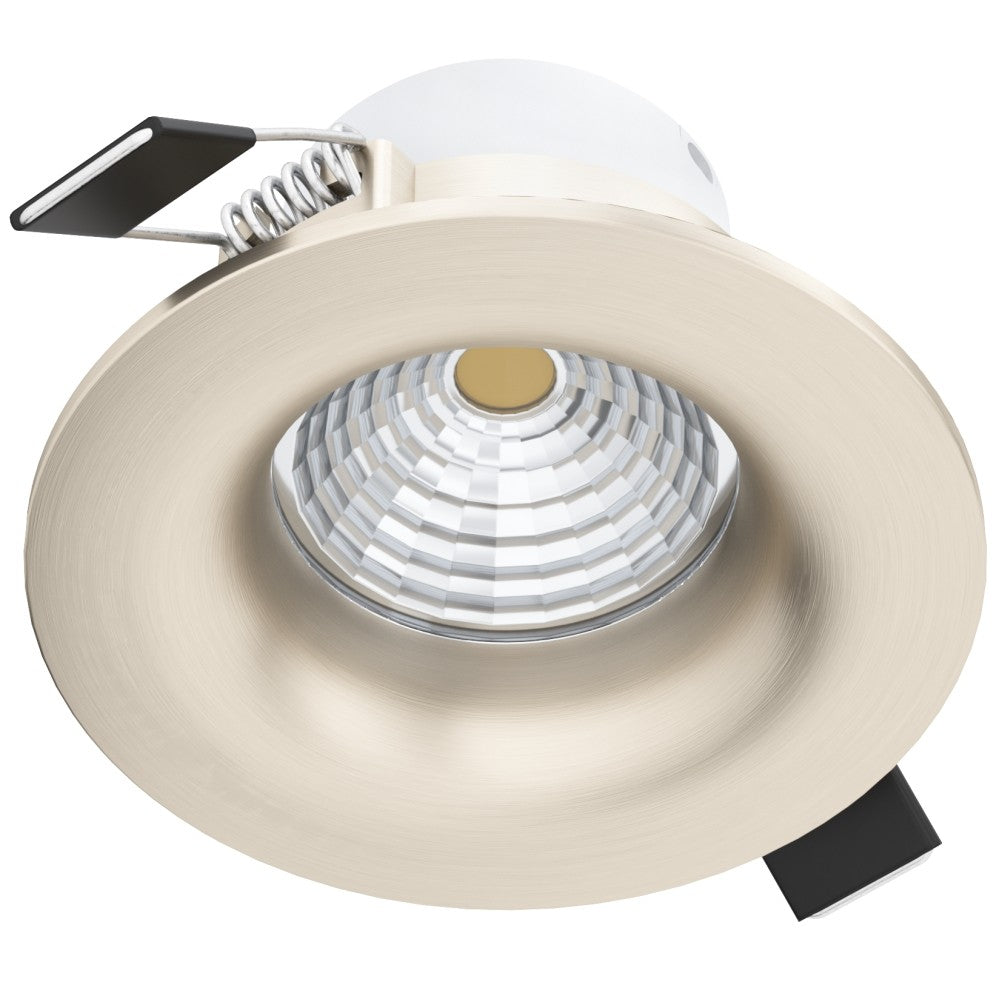 Eglo Saliceto Spot incastrat rotund 1x6W, lumina calda, nichel mat
