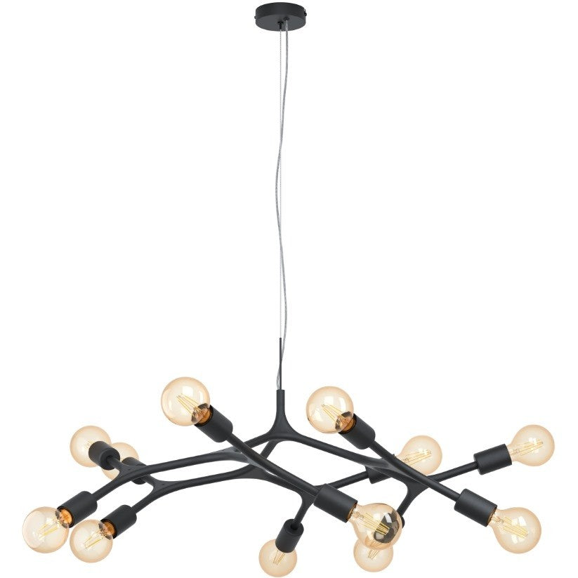 Eglo Bocadella Lustra 12x60W, negru