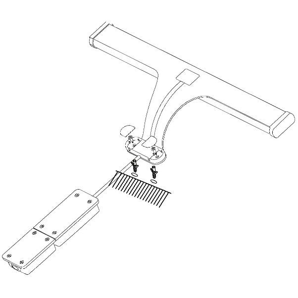 Eglo Vinchio Aplica 1x10W, alb/crom