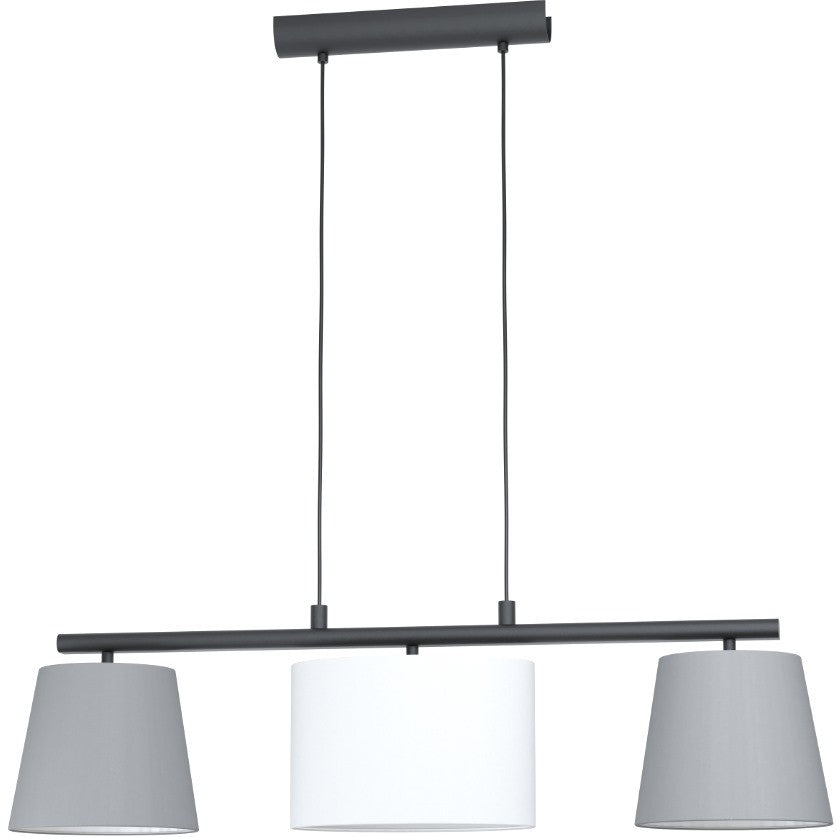 Eglo Almeida 1 Lustra 3x25W, gri/alb