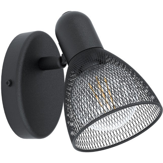 Eglo Carovigno Aplica cu spot 1x28W, negru