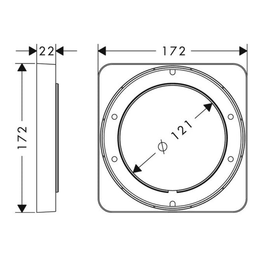 Hansgrohe Axor Element de extensie