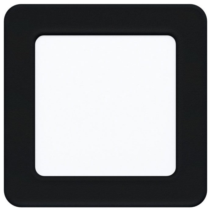 Eglo Fueva 5 Spot patrat incastrat 1x5.5 W, IP20 negru