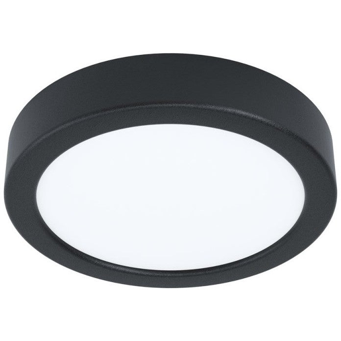 Eglo Fueva 5 Plafoniera rotunda 1x10.5W, IP20 negru