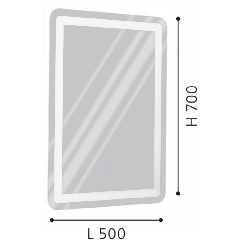 Eglo Buenavista 1 Oglinda cu iluminare LED 50xH70 cm