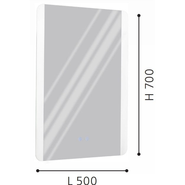 Eglo Buenavista 2 Oglinda cu iluminare LED 50x70 cm