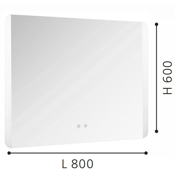 Eglo Buenavista 2 Oglinda cu iluminare LED 80xH60 cm