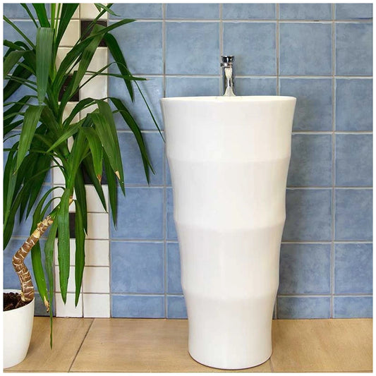 Lavoar baie freestanding Fluminia Novicia-B 42x42 cm - ambient