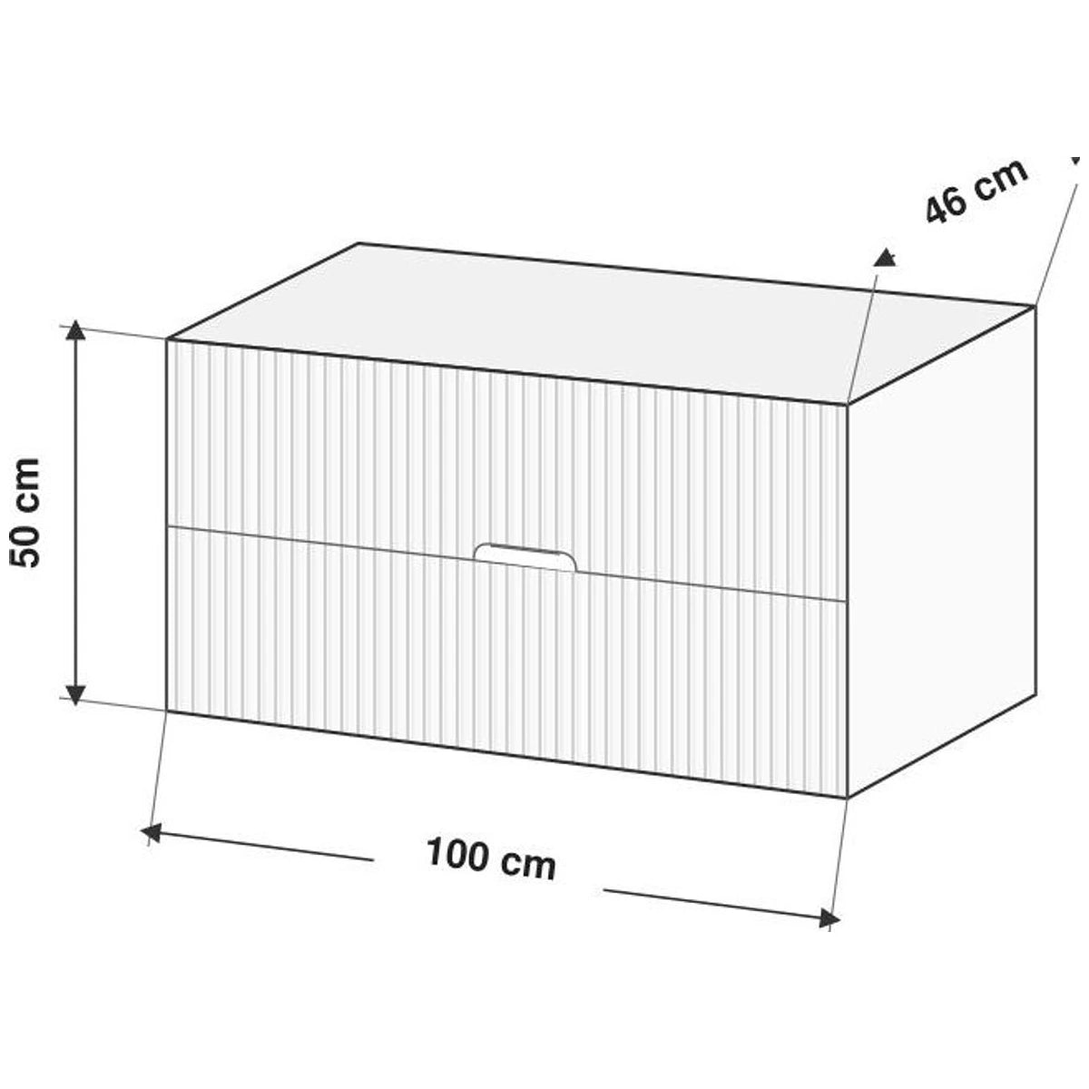Fluminia Malta mobilier baie 100 cm