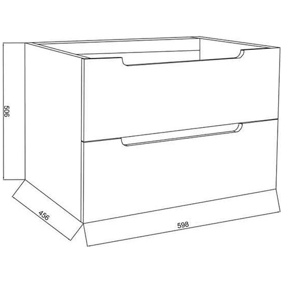 Fluminia Malta mobilier baie 60 cm