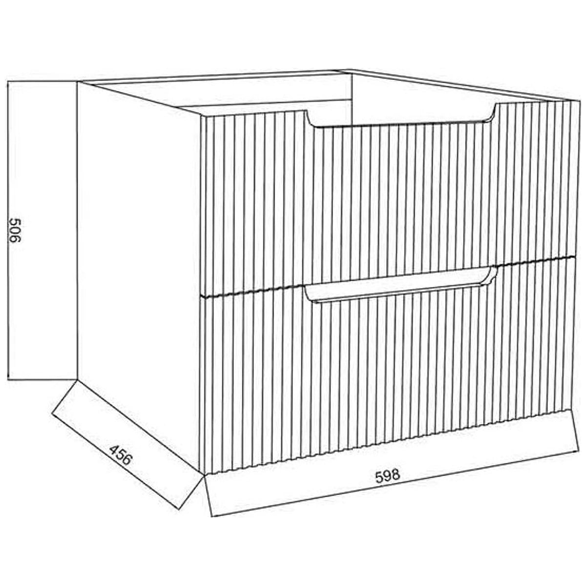 Fluminia Malta mobilier baie 60 cm