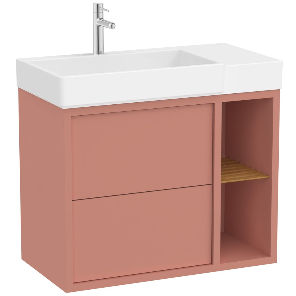 Set mobilier baie (masca si lavoar cu sertar si raft cu polita