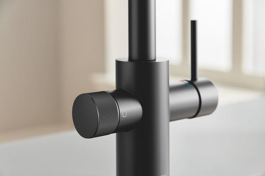 Grohe Blue Pure Minta Baterie bucatarie cu optiune de filtrare, dus extractibil, negru mat
