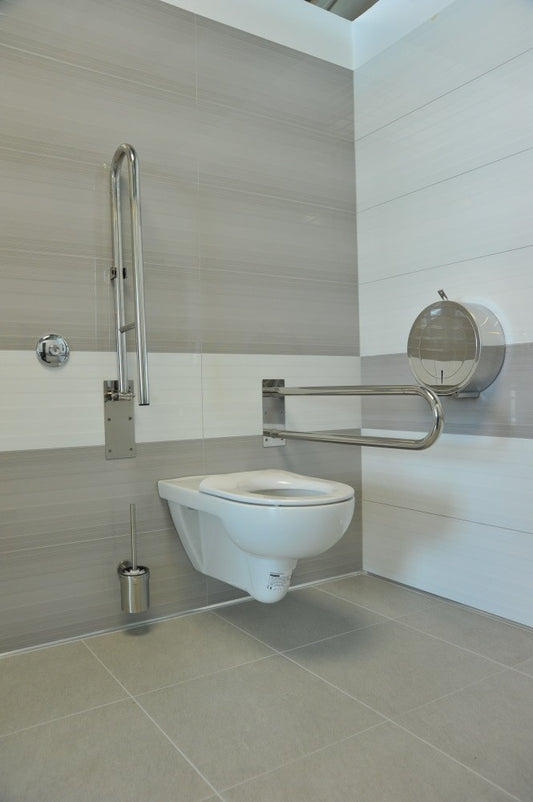 Bemeta Help Bara de sprijin rabatabila 75 cm, inox lucios