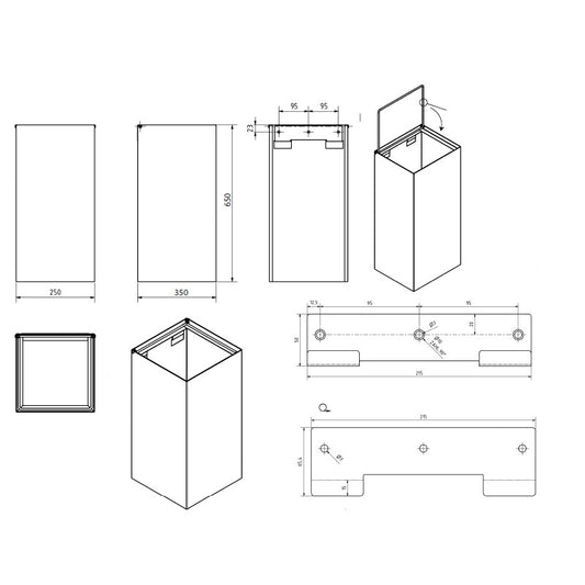 Bemeta Hotel Cos gunoi inox 75 litri, crom