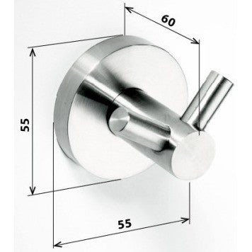 Bemeta Neo Cuier baie dublu, inox