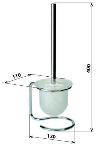 Bemeta Neo Perie WC inox mat