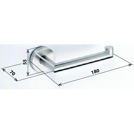 Bemeta Neo Suport hartie igienica fara aparatoare 19 cm, inox