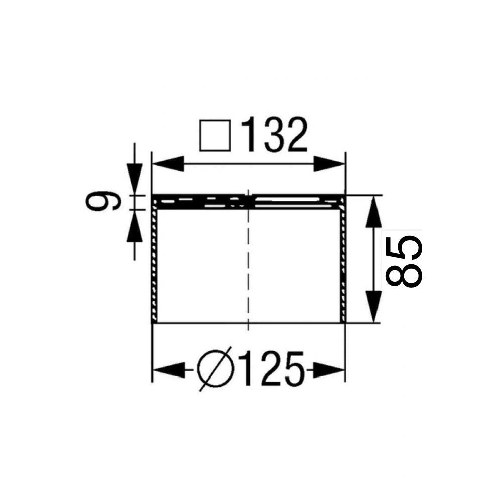 Set promo Sifon pardoseala Kessel System 125 Basic cu capac inox