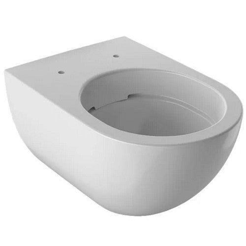 Set Vas WC suspendat cu capac si bideu Geberit Acanto Rimfree 35x51 cm evacuare orizontala