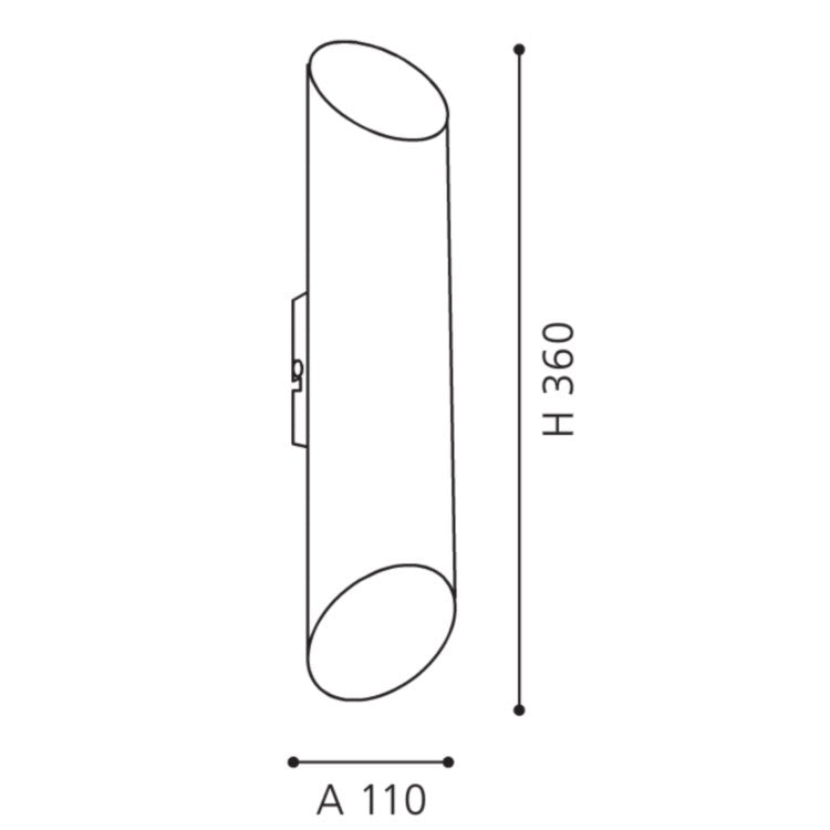 Eglo Agolada Aplica 2x3.7W, inox