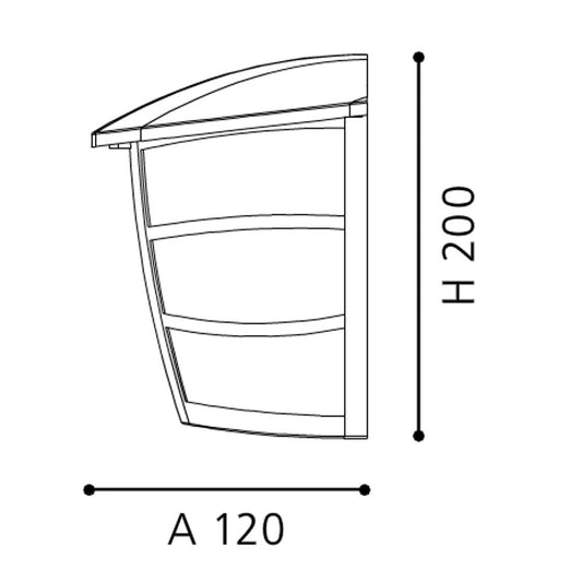 Eglo Aloria Aplica 1x60W, negru