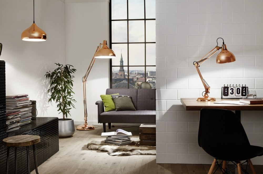 Eglo Borgillio Lampadar 1x60W, cupru