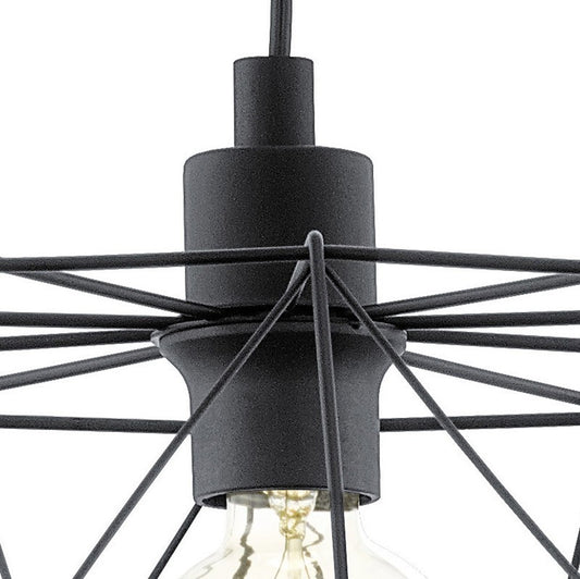 Eglo Carlton 2 Pendul 1x60W, negru