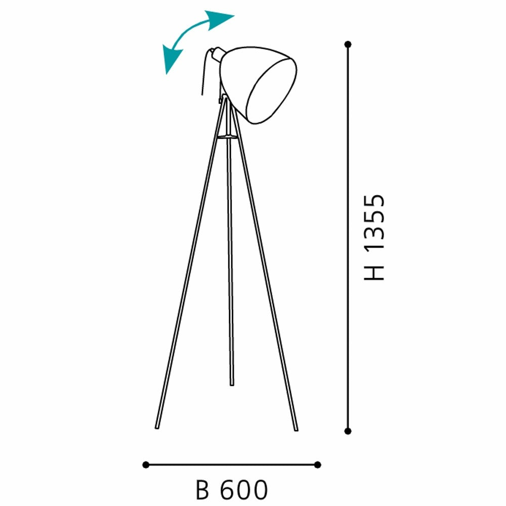 Eglo Dundee Lampadar 1x60W, verde