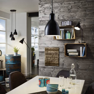 Eglo Priddy Lampadar 1x40W, negru