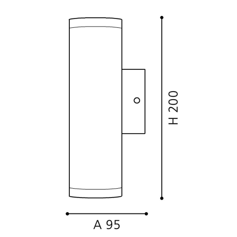 Eglo Riga Aplica 2x3W, inox