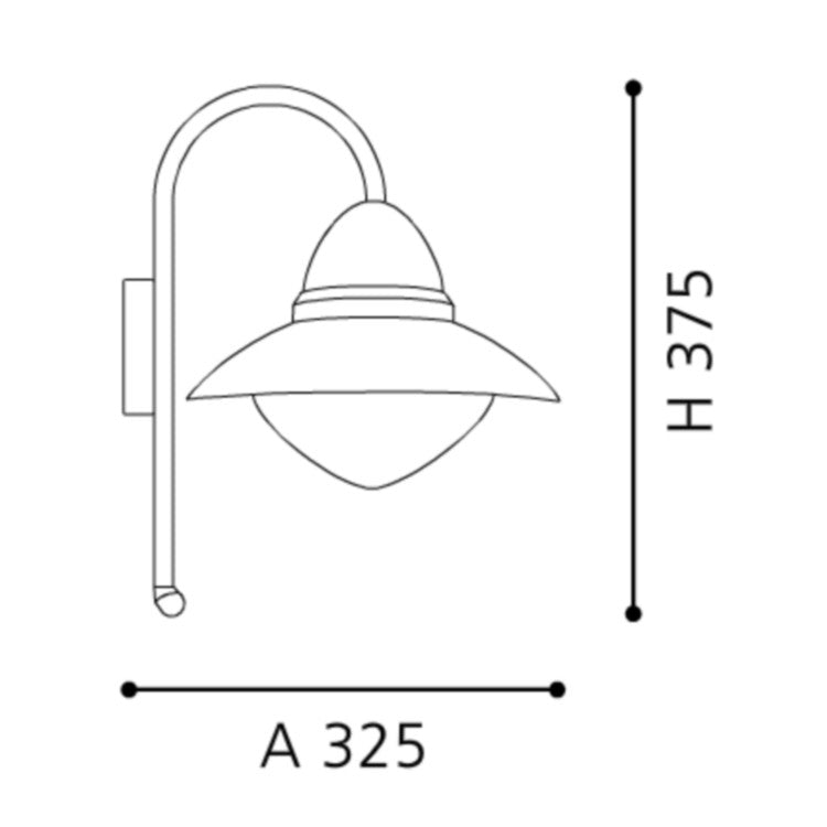 Eglo Sidney Aplica cu senzor 1x60W, inox