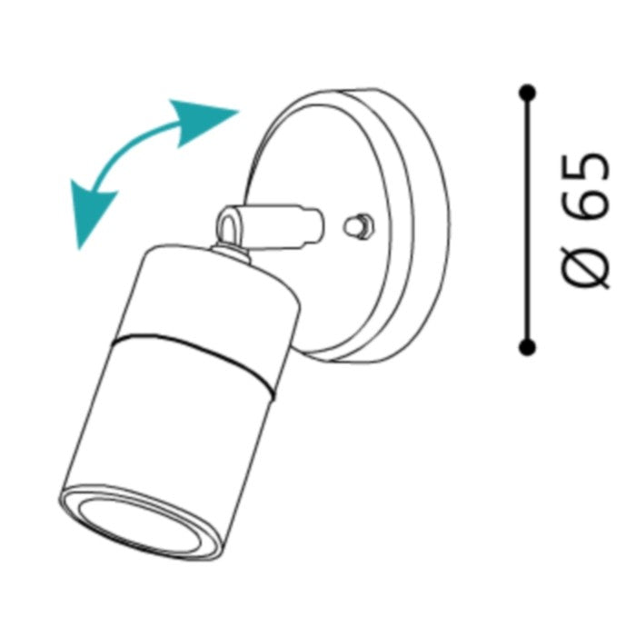 Eglo Stockholm 1 Proiector 1x5W, inox