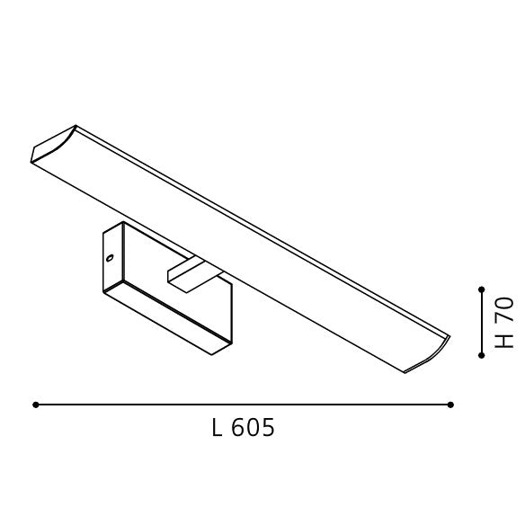 Eglo Tabiano Aplica 3x3.2W, alb/crom