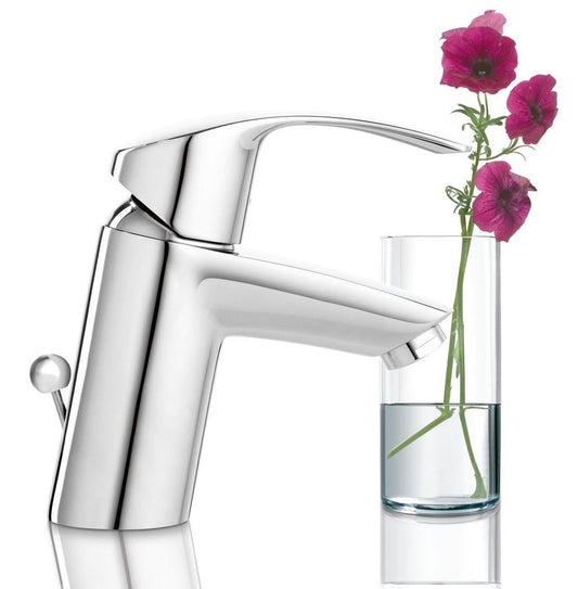 Baterie lavoar Grohe Eurosmart, cu ventil pop-up H15 cm, marime S