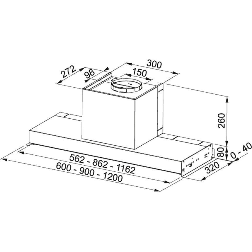 Franke Style Plus FST PLUS 908 X Hota incorporabila 90 cm, inox satinat