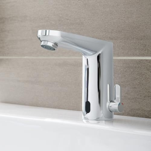 Grohe Eurosmart Cosmopolitan E Baterie lavoar cu infrarosu si mixare apa, cu Powerbox