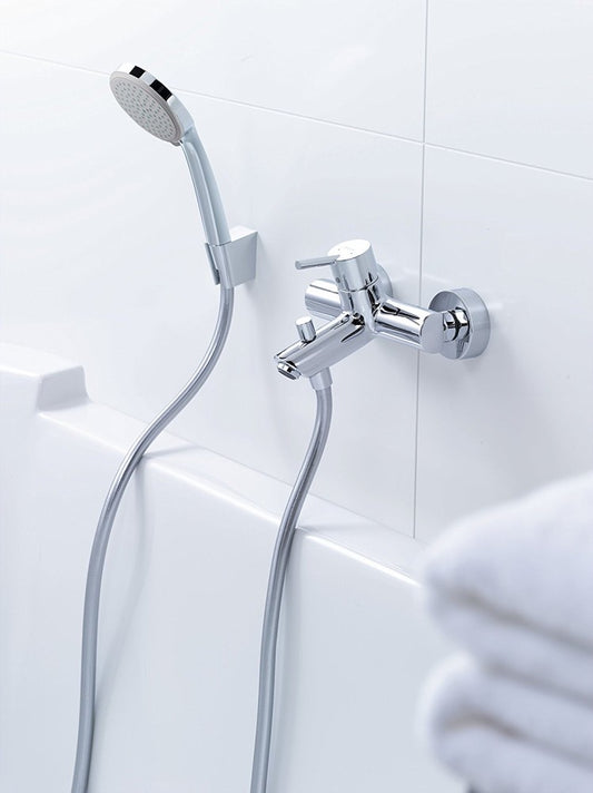 Hansgrohe Croma 100 Mono Set dus cu suport, furtun 125 cm, crom