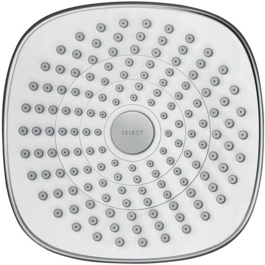 Palarie dus fix Hansgrohe Croma Select E 180, cu 2 jeturi, alb/crom