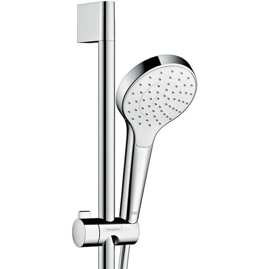 Hansgrohe Croma Select S 1jet Set dus cu bara 65 cm, alb/crom